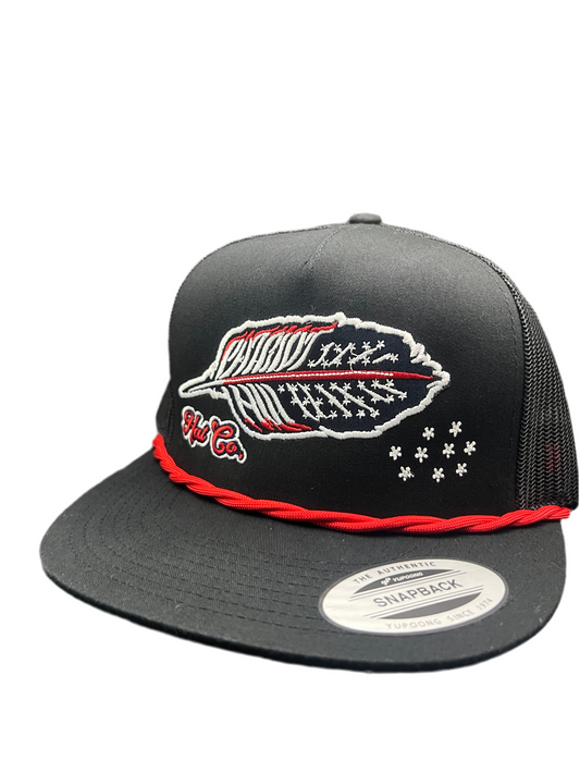The Patriot Feather Hat