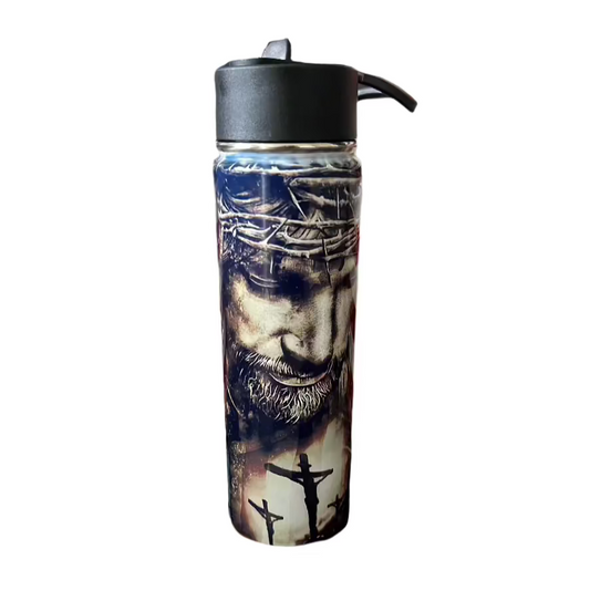 One Nation Under God Water Bottle