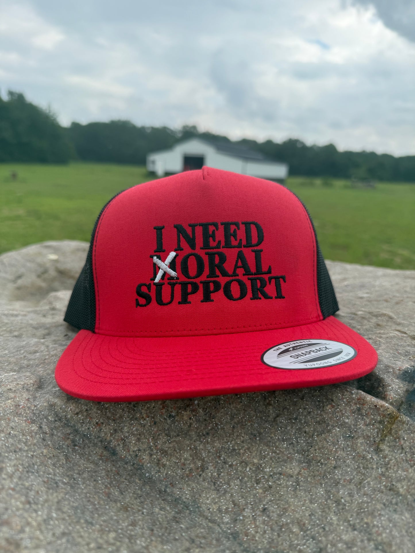Crossed Out Morals Hat